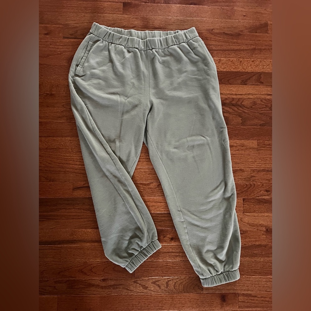 Hollister Sage Green Grey-ish Jogger Sweat Pants